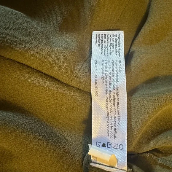 Eileen Fisher Olive Green Women's Top - Picture 5 of 5